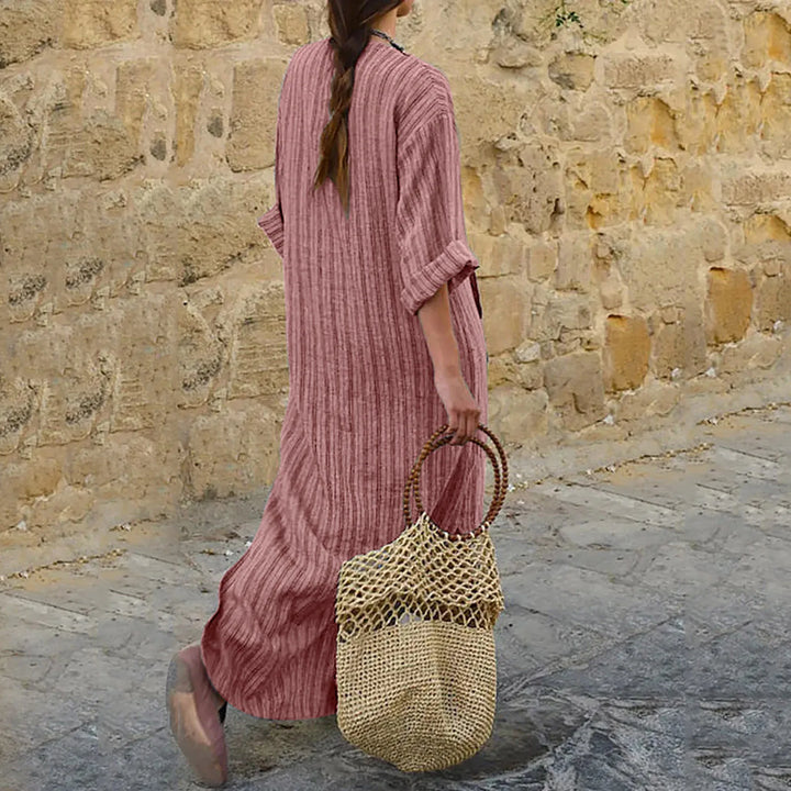 SIMA - STRIPED VINTAGE LONG DRESS