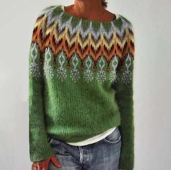 MAPLE - RETRO KNITTED SWEATER