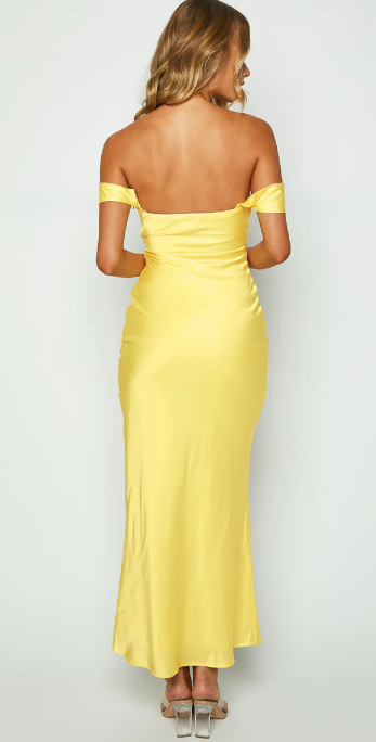 MELIA - OFF SHOULDER MAXI DRESS