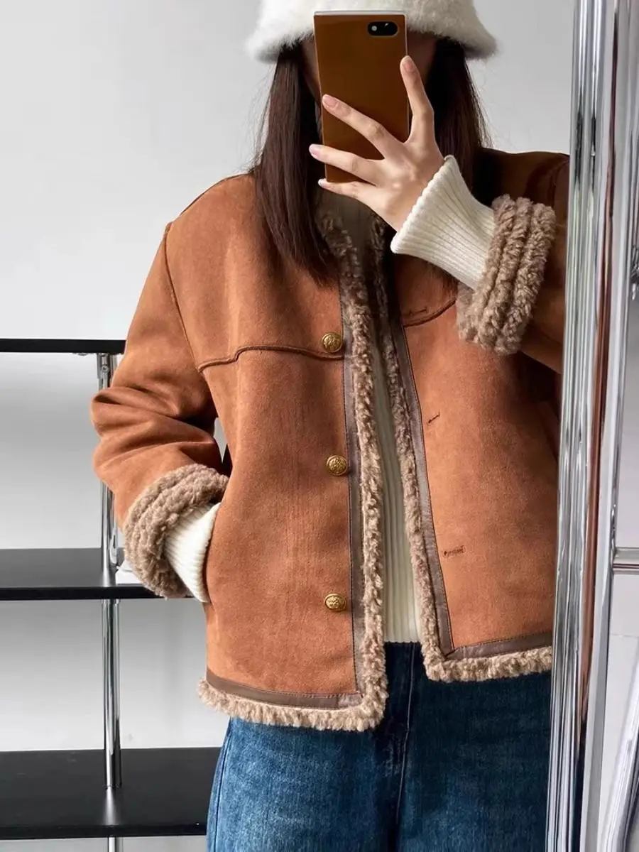 ESTELLE SHERPA SUEDE JACKET