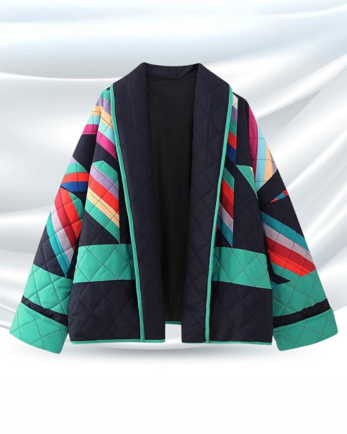 TULSA - RETRO MOSAIC COAT