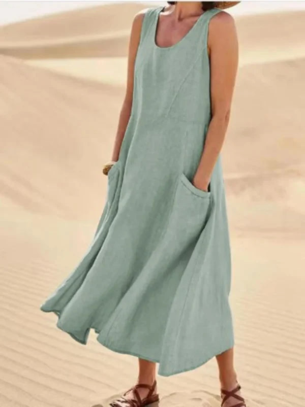 CATALINA - SLEEVELESS LONG DRESS