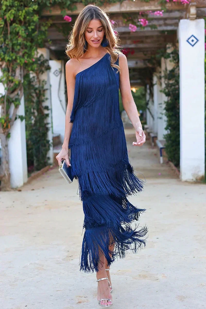 MAEVE - LONG FRINGE DRESS