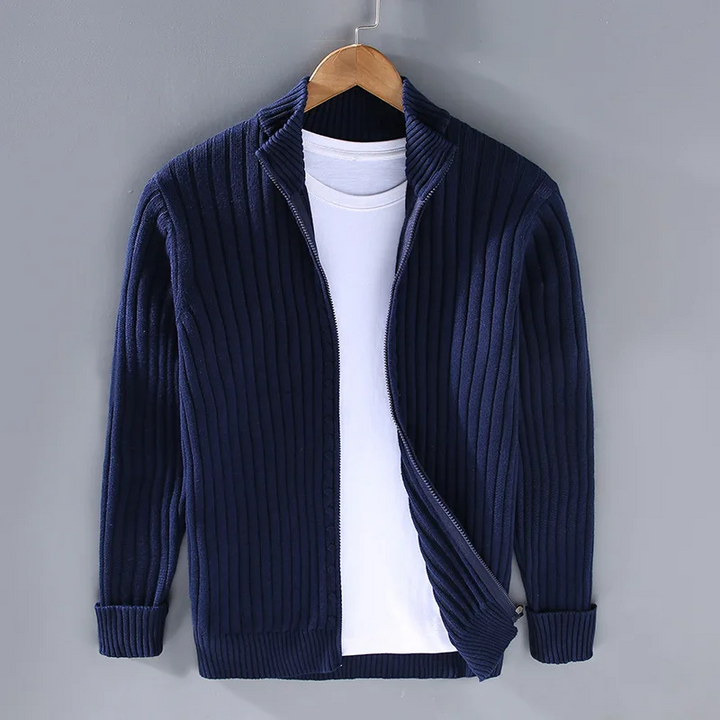 DRACO - MEN'S VINTAGE RIBBED CARDIGAN