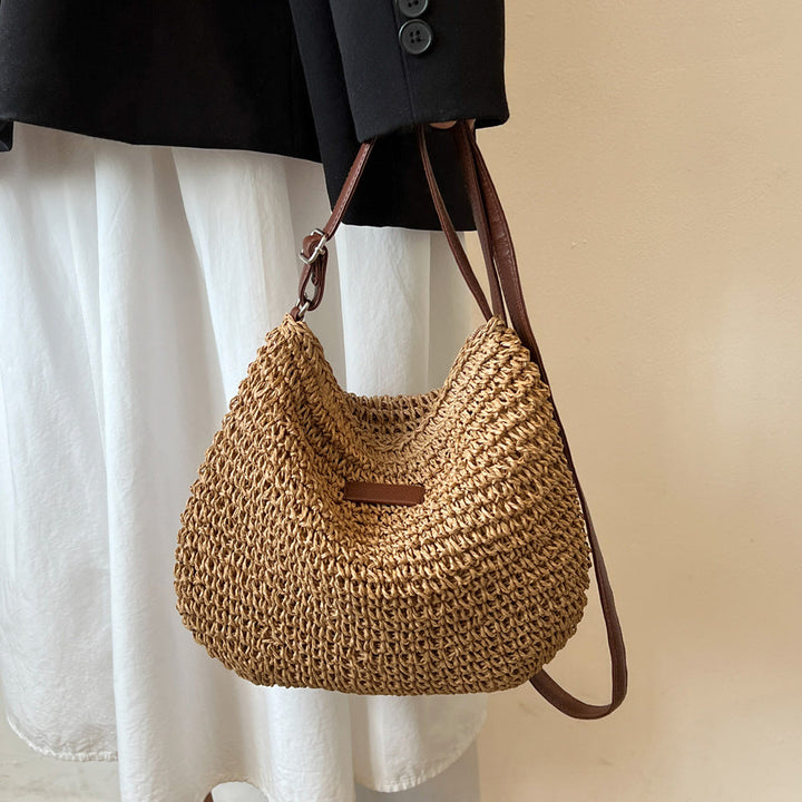 SIENNA - STRAW SHOULDER BAG