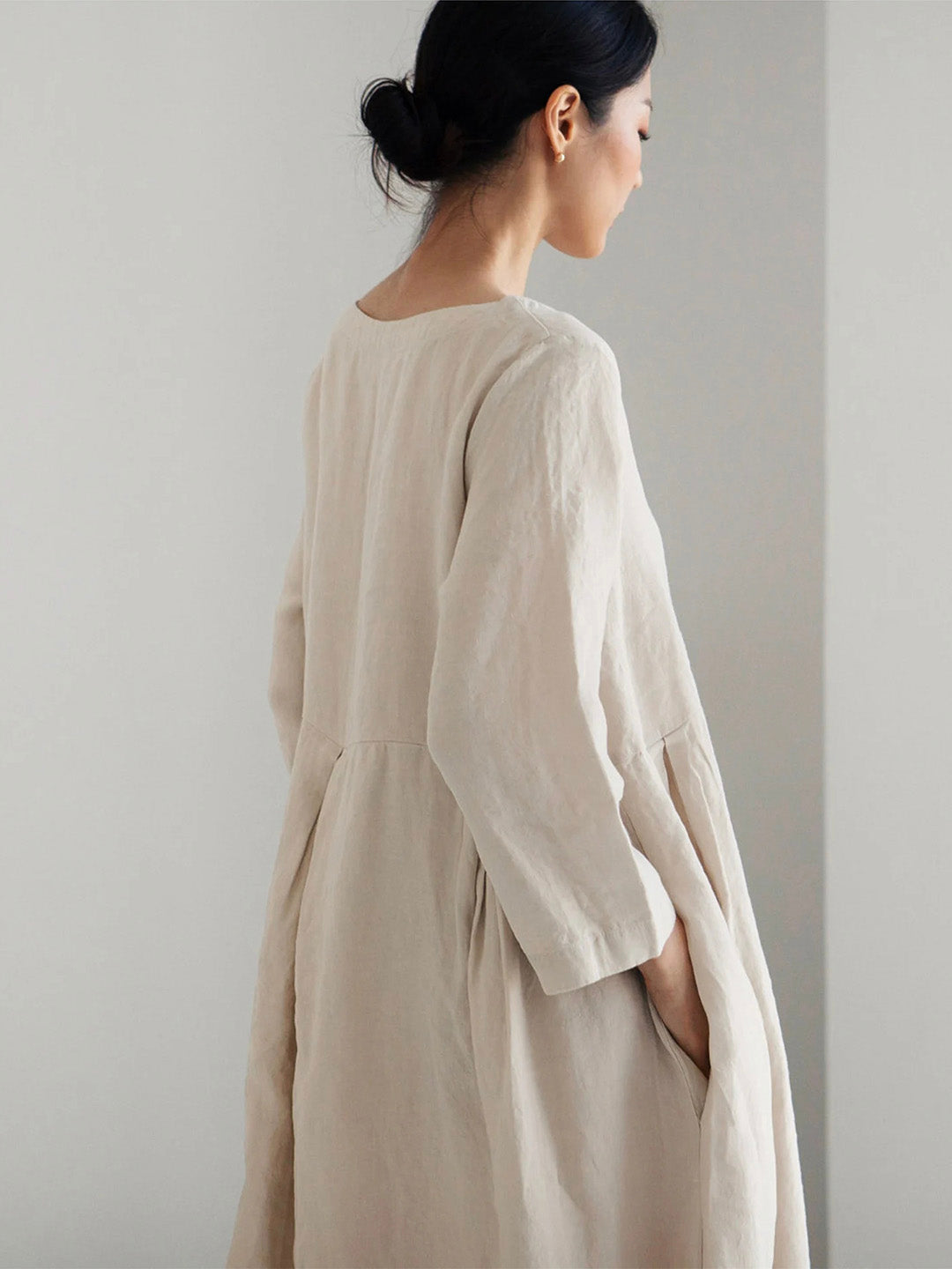 GENEVA - LOOSE LINEN DRESS