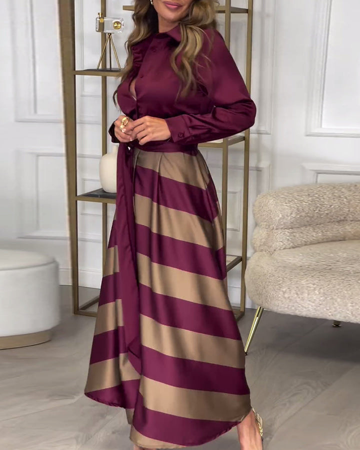 KATE - GLAMOUR MAXI SHIRT DRESS