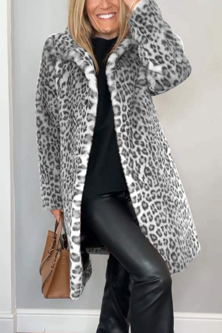 KIKI - SOFT LEOPARD PRINT JACKET