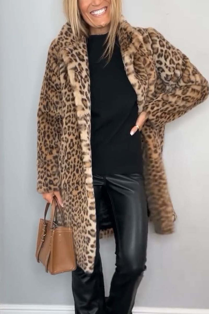 KIKI - SOFT LEOPARD PRINT JACKET