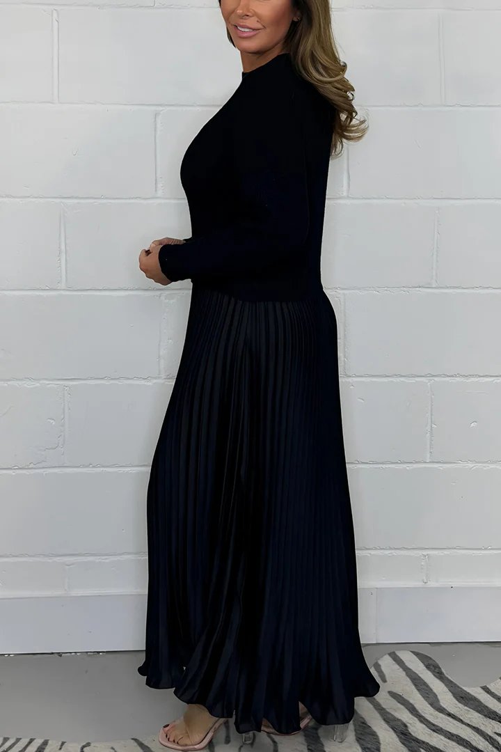 JAYA - SWEATER WITH PLEATED SKIRT