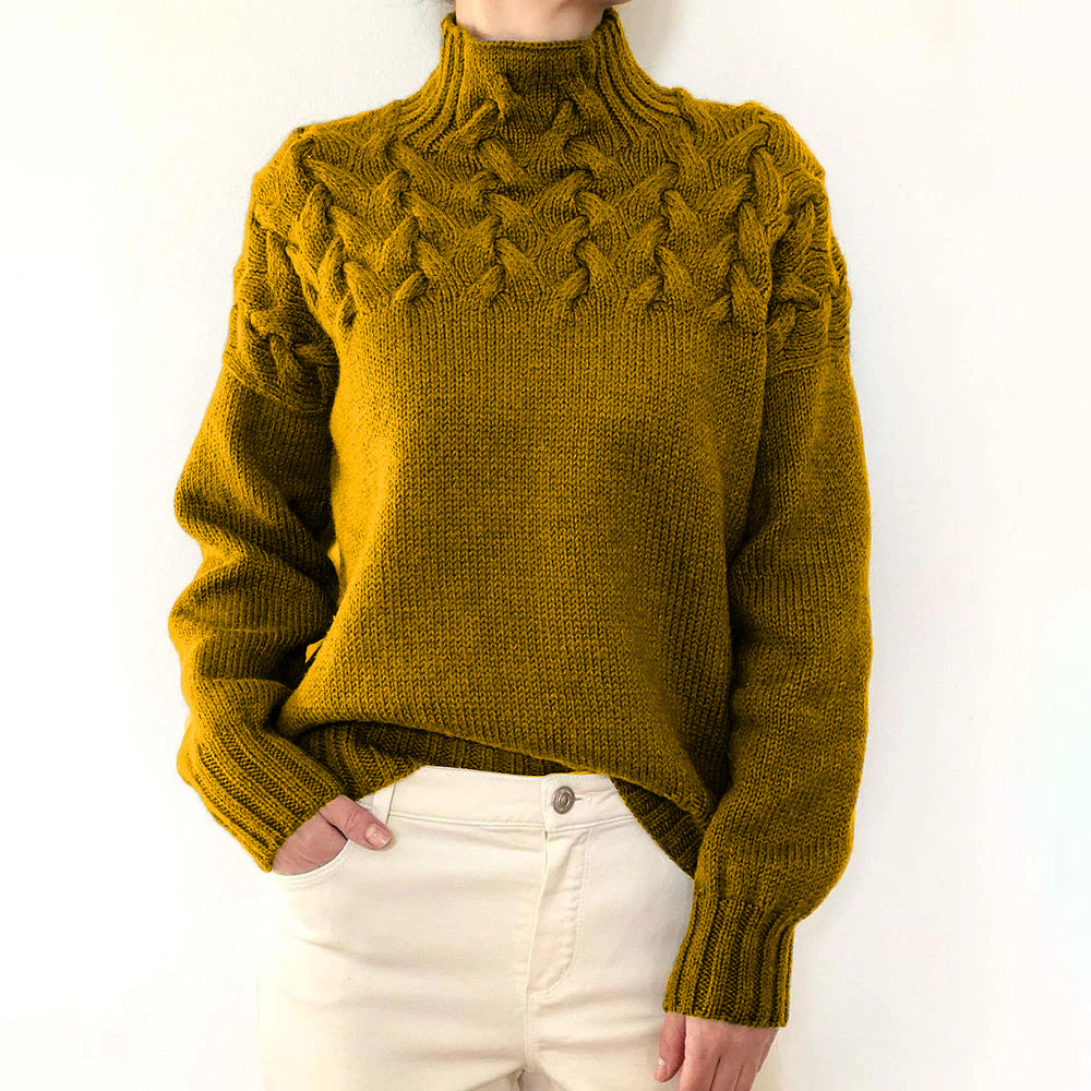 GRACE - WEAVED TURTLENECK